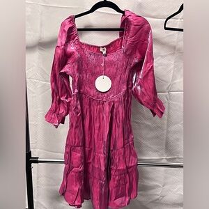 New Umgee Pink Shimmer skirt